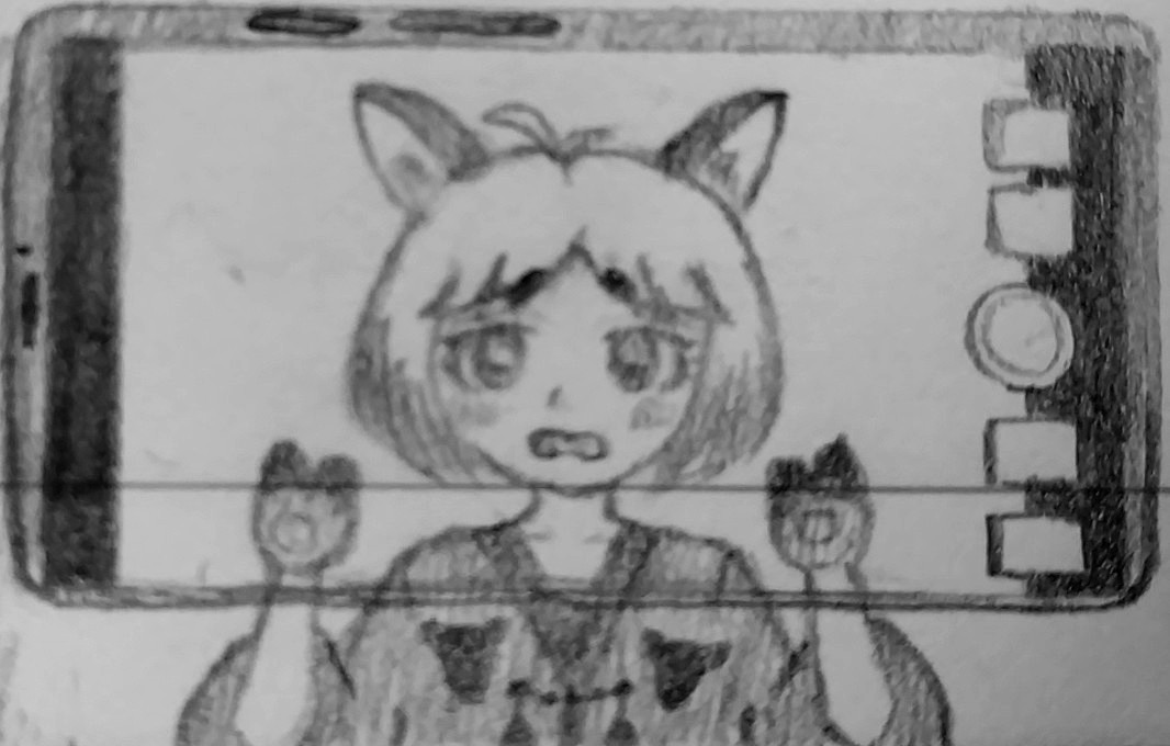ひっさびさのイラスト笑
やっぱり絵を描くのは楽しいね！
どちらも自キャラです笑
 #イラスト  #絵柄が好みって人にフォローされたい  #絵描きさんと繋がりたい  #アナログイラスト