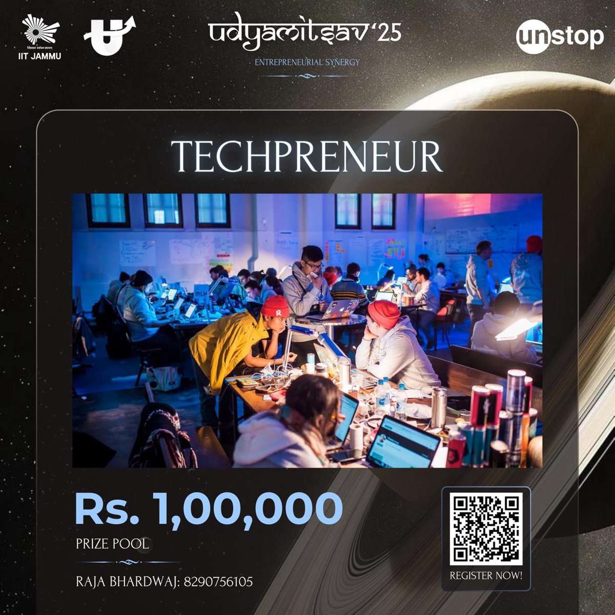 Unleash your inner innovator at Techpreneur! 💡👨‍💻 A unique hackathon combining entrepreneurship and tech skills. Pitch your startup idea, build a website, and bring your vision to life! 🚀

Register now-
unstop.com/hackathons/tec…