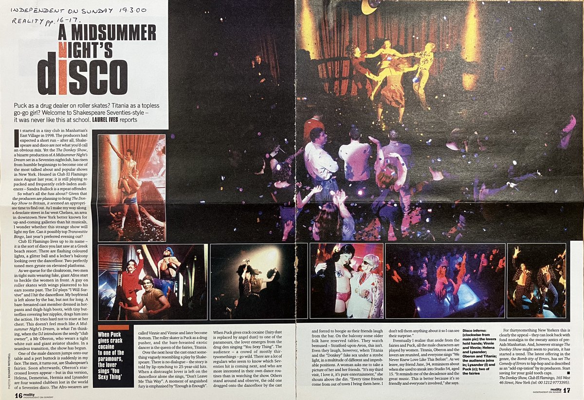 How on earth could we link Shakespeare to #EYADisco? How about a disco version of A Midsummer Night’s Dream?  Read all about it in our newspaper archive. If it mentions Shakespeare, it’s in! We have a newscuttings collection from 1902- 2022 <a href="/ShakesInstitute/">Shakespeare Institute</a> <a href="/explorearchives/">Explore Your Archive</a>