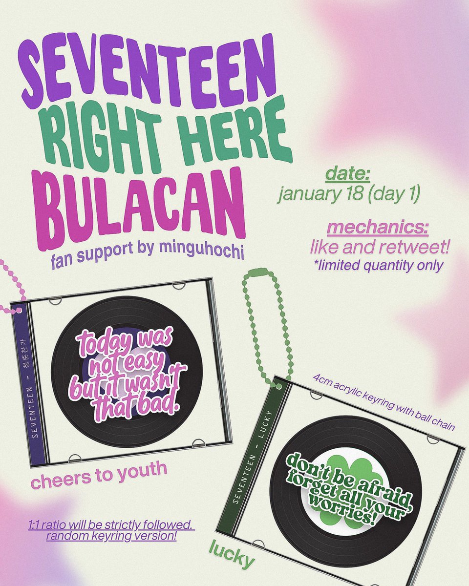 minguhochi's tweet image. seventeen right here in bulacan ★
 
fan support / freebies by @minguhochi

— like and rt 
— strictly 1:1, will be given out randomly

see you all, day 1! 

#SEVENTEEN_RIGHT_HERE_BULACAN