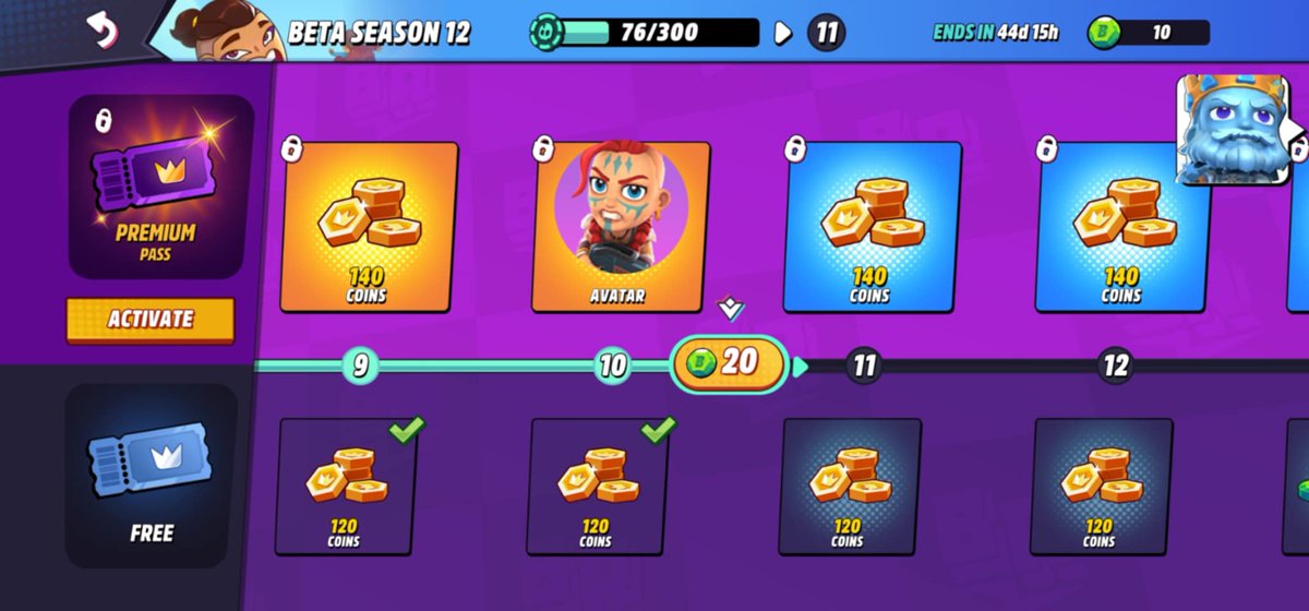 HicutiesTravel's tweet photo. One of great feature in blast royale is they got different mode everyday and make it more fun and engaging to players who look for more ways to enjoy the game great job! the lvl 10 battle pass is not easy HAHAHAH

#YGGxBlastRoyale #YGGGAPS8 @YieldGuild @blastroyale https://t.co/wIg822d47H