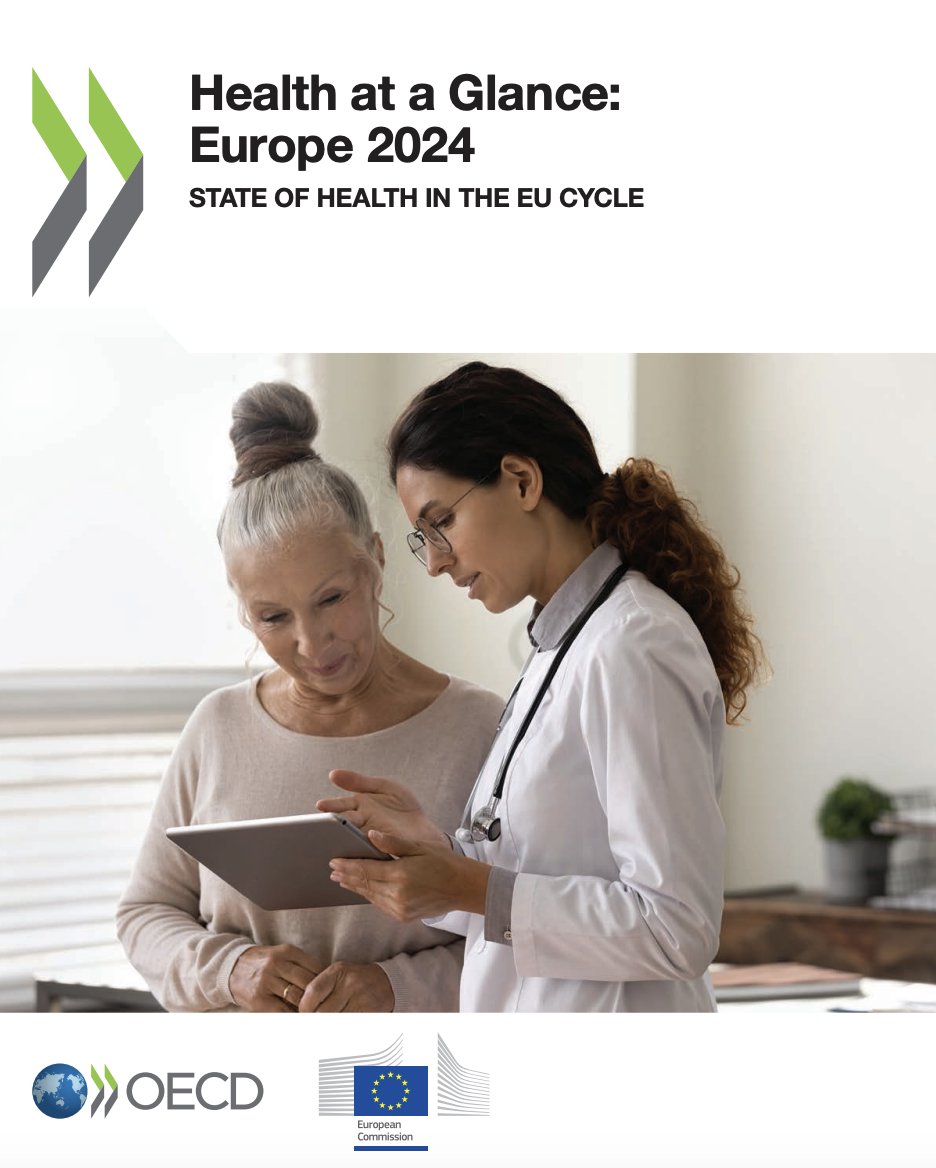 QSanit's tweet photo. In #Italia la #spesa #sanitaria pro capite è di 586 euro più bassa rispetto alla media europea. Siamo il Paese con i #medici più anziani e resta grave la carenza di #infermieri. Il rapporto #Ocse #Sanità @OECD  https://t.co/CiaEPKn4BN https://t.co/qmNl3e9LXK