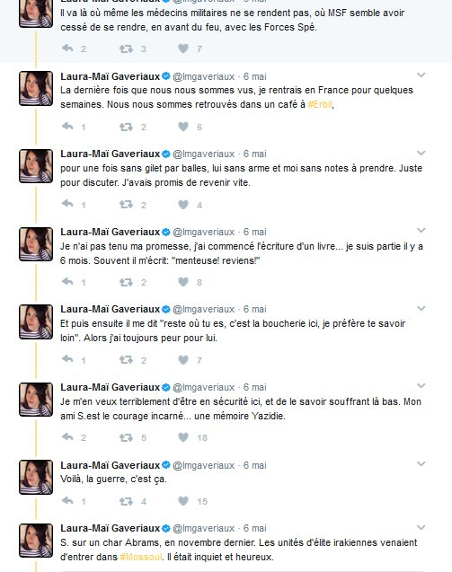 Yollar9's tweet photo. Esther dont personne n'a trouvé la trace en Israël. A nouveau Laura-Mai accepte les condoléances y compris d'une députée🇪🇺, comme après la mort d'un fixeur Yézidi, avec lequel elle avait eu l'indécence de s'inventer une histoire d'amour.
#GrandReporter
https://t.co/YsdeZA3WUU https://t.co/cySVF79LXV