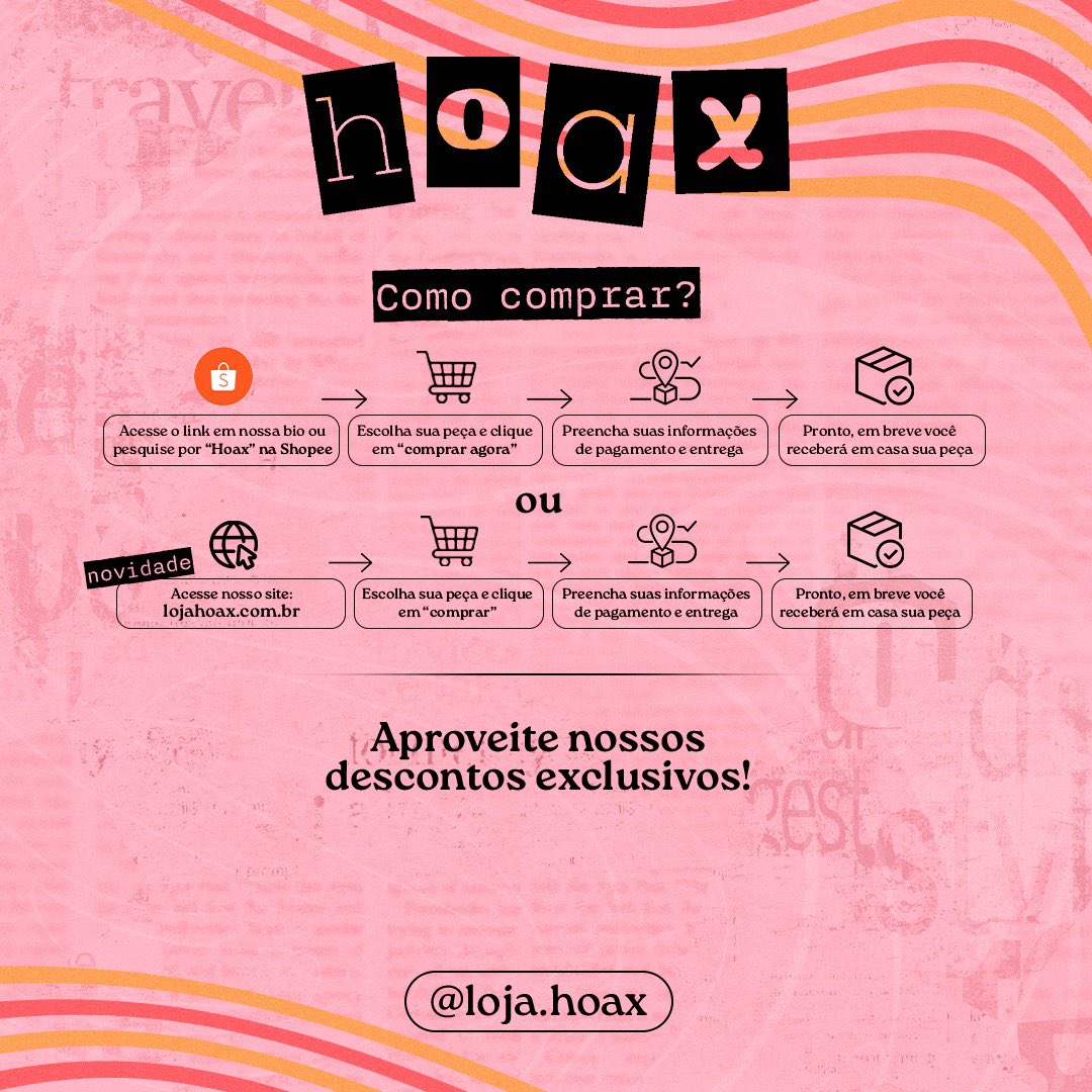 COMEÇOU A BLACK FRIDAY DA HOAX 🖤

15% OFF na shopee shopee.com.br/loja.hoax
30% OFF no site lojahoax.com.br
