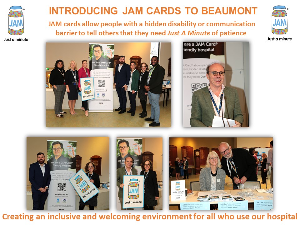 Beaumont has introduced JAM (Just a Minute) cards to foster an inclusive and welcoming environment for all who use our hospital
<a href="/NOW_Group/">NOW Group</a>
