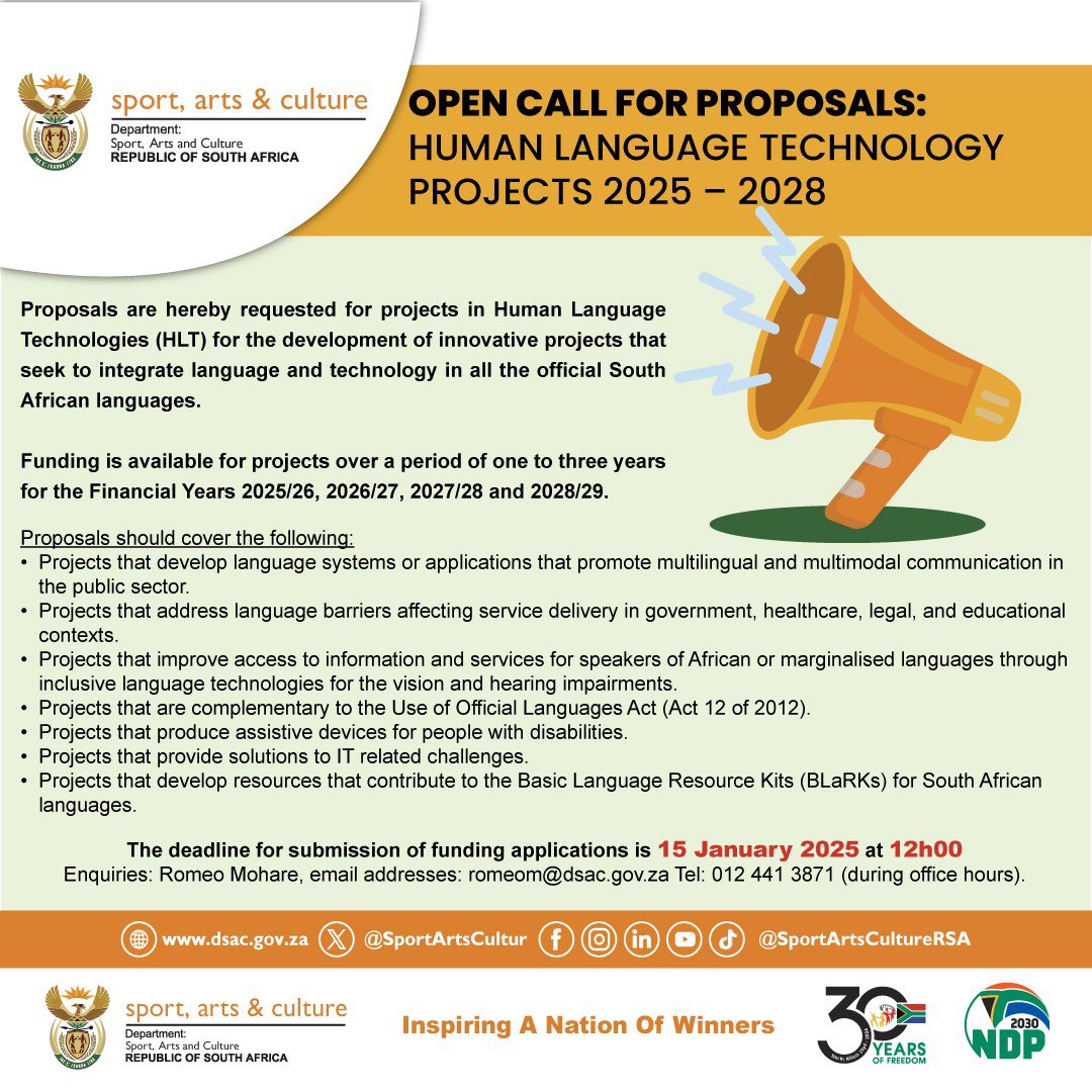 Department of Sport, Arts and Culture tweet media