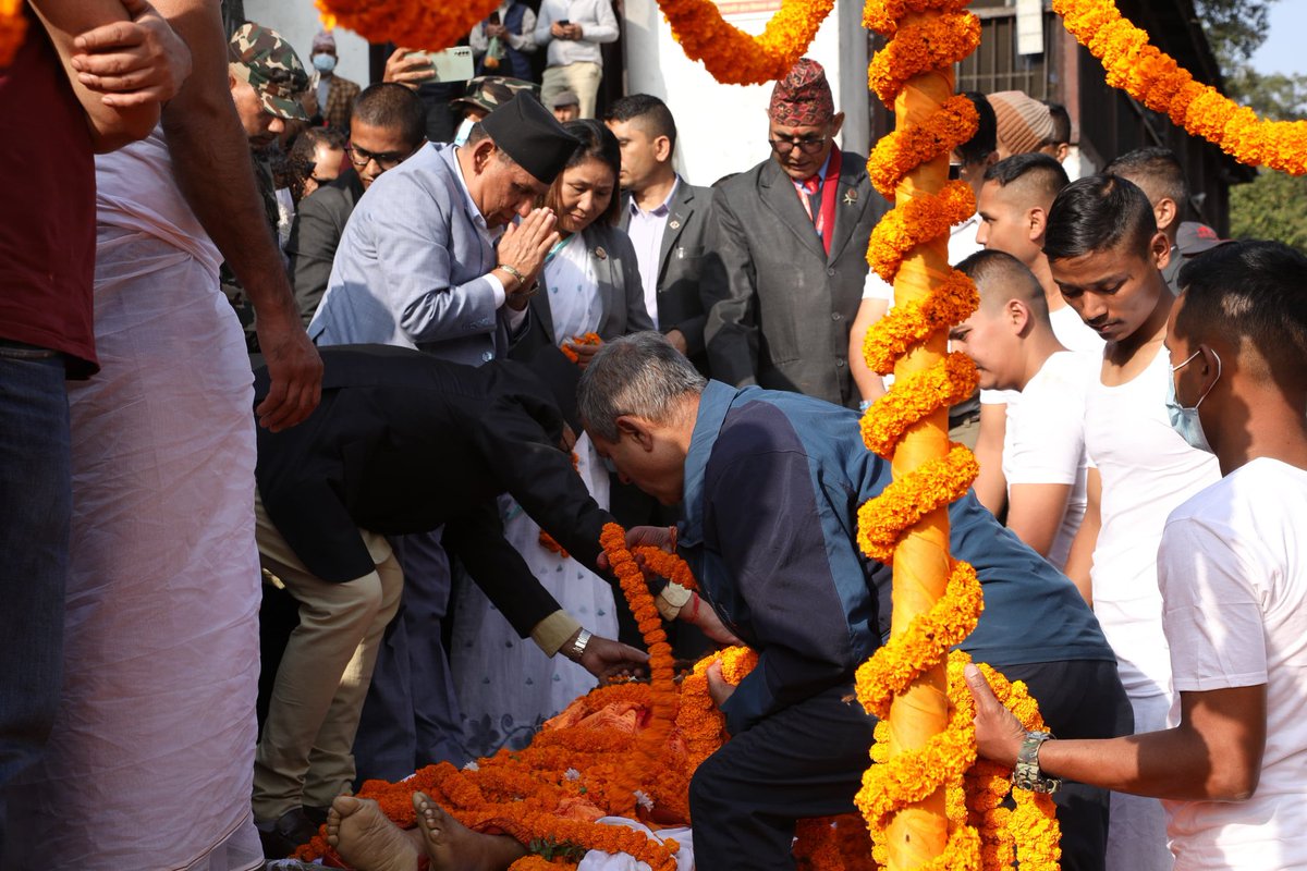 NAChairperson's tweet photo. नेपालको शान्ति प्रक्रिया, राजनीतिक तथा सामाजिक परिवर्तनका क्षेत्रमा महत्त्वपूर्ण भूमिका खेल्नुभएका पूर्वसभामुख दमननाथ ढुङ्गानालाई नेपाली जनताले लोकतान्त्रिक आन्दोलन, संसदीय अभ्यास, मानव अधिकार र नागरिक आन्दोलनको अगुवाका रूपमा कहिल्यै भुल्ने छैनन्। हार्दिक श्रद्धाञ्जली! https://t.co/L2sYakqSmd