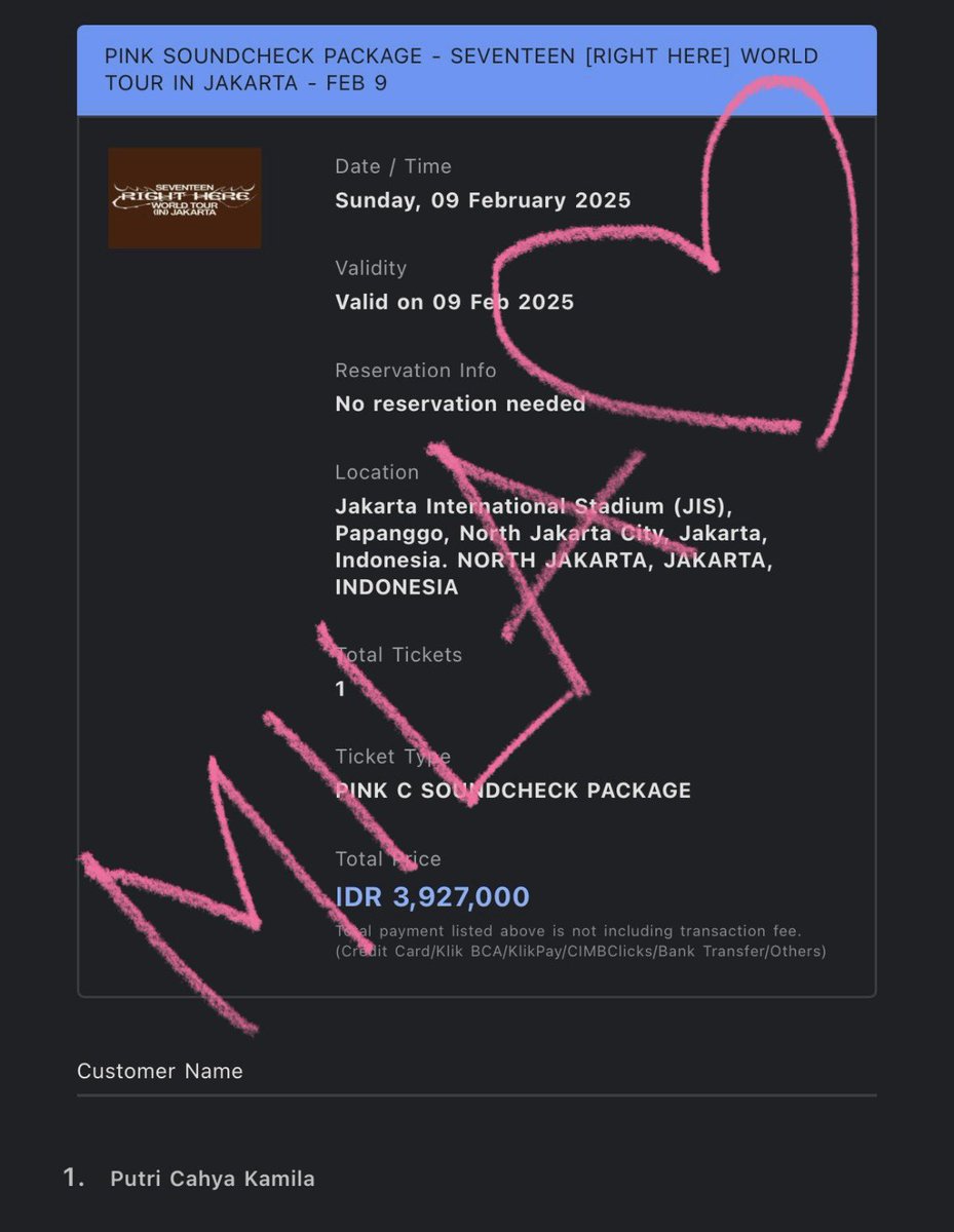 97ilf's tweet photo. hiiii hiii aku mau cari temen yang nonton svt rh day 2!!! esp di section pink c karena aku gaada temen HEHDHEHWHE (tiba2 balik…) https://t.co/EMf4OiLu4l