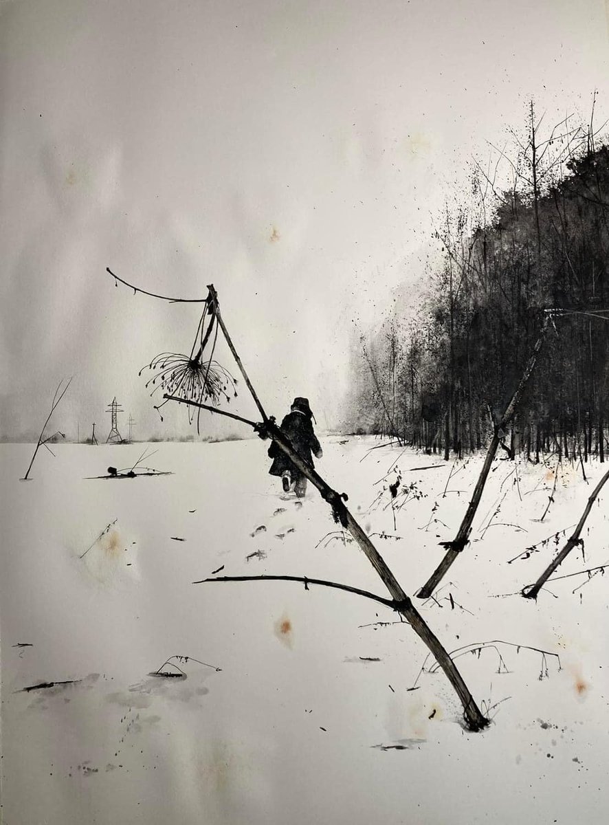 elena_p2017's tweet image. Как то попалась на глаза публикация, что этого молодого парня из маленького городка выгнали из художественного училища с формулировкой: не талантлив. С тех пор наблюдаю за его работами.
Его акварели потрясают, такие пронзительно-щемящие… К каждой из них можно написать эссе.