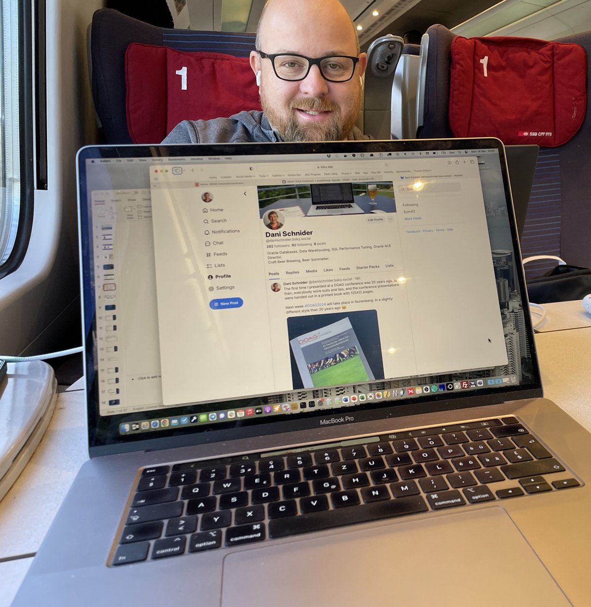 On the way to Nuremberg for #DOAG2024.
More information and impressions from the conference I will post on Bluesky: bsky.app/profile/danisc…