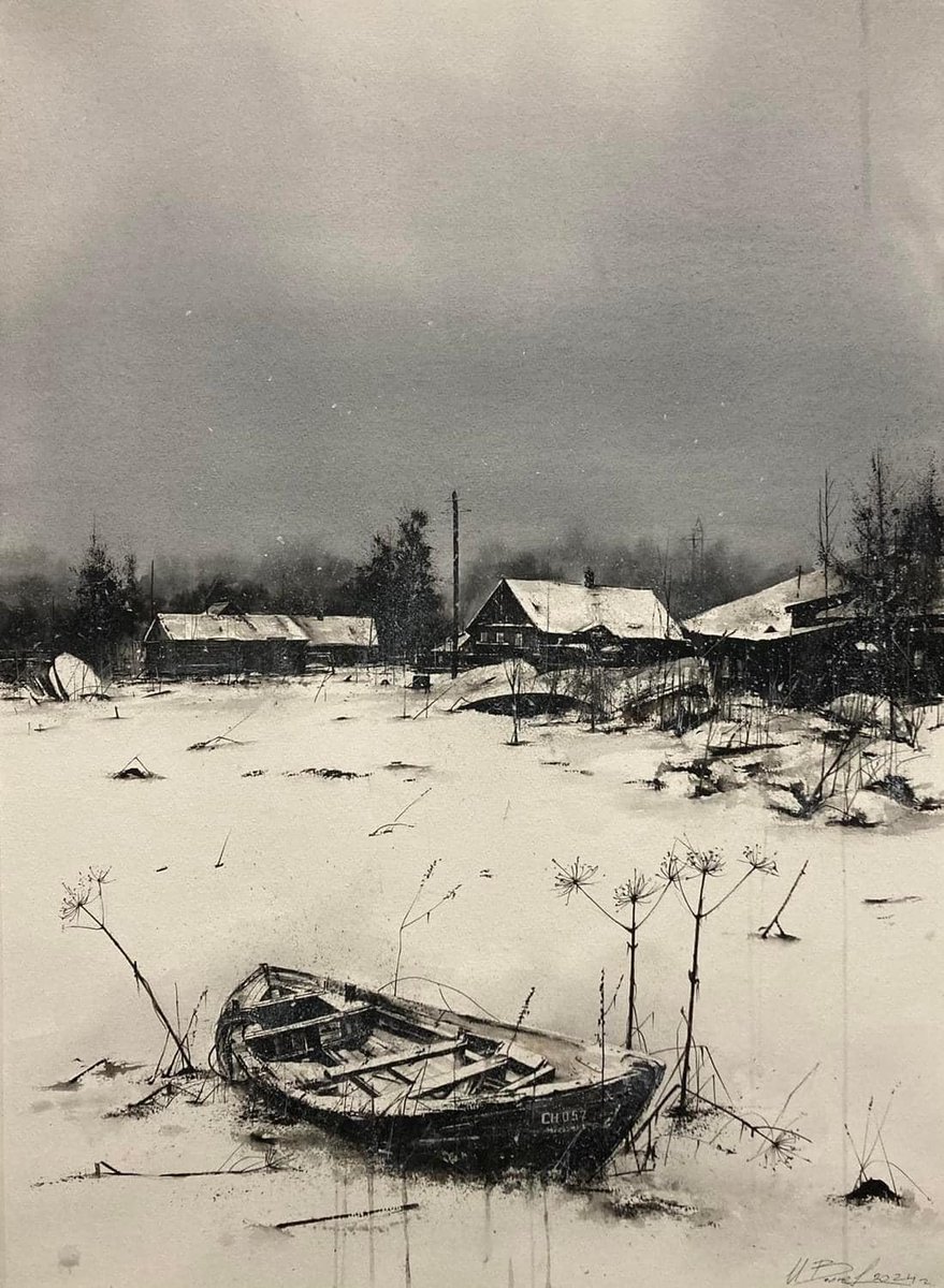 elena_p2017's tweet image. Как то попалась на глаза публикация, что этого молодого парня из маленького городка выгнали из художественного училища с формулировкой: не талантлив. С тех пор наблюдаю за его работами.
Его акварели потрясают, такие пронзительно-щемящие… К каждой из них можно написать эссе.