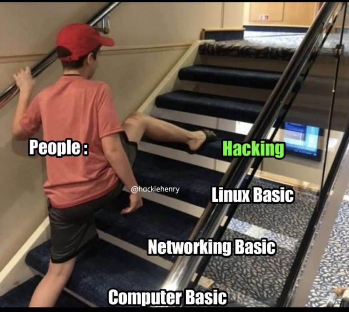 SecurityTrybe's tweet image. It is important to always start from the basics