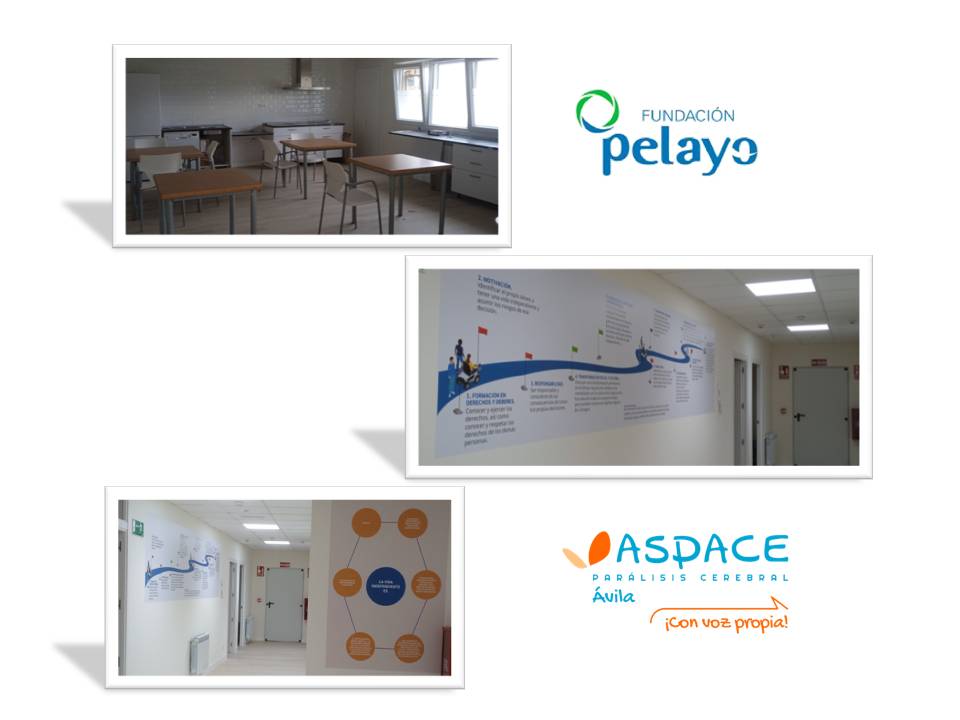 Proyecto « Creación de Unidad de Convivencia : sala de habilidades”.
Un año más, ASPACE recibe la ayuda de Fundación Pelayo. En esta ocasión , destinada a la compra de equipamiento para la nueva Unidad de Convivencia de Autonomía Funcional.