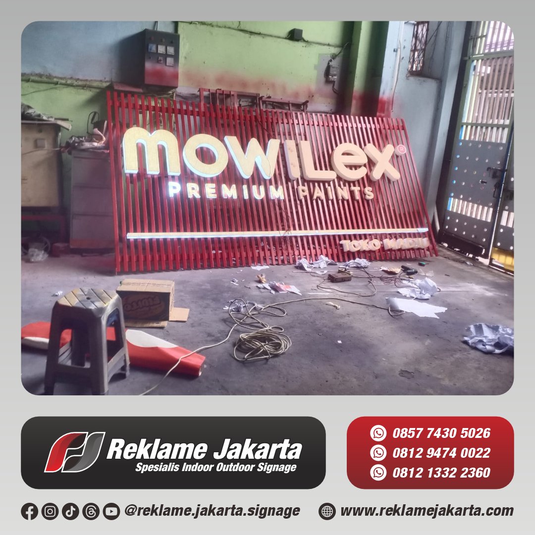 Reklame_Jakarta's tweet photo. Reklame Jakarta - Indoor Outdoor Signage
Spesialis Huruf Timbul, Neon Box, LED Signage, Neon Sign, Billboard, Pylon, Pajak Reklame.
#huruftimbul #neonbox #signage #ledletter #neonsign #billboard #reklamejakarta https://t.co/Tv4PpruLx1