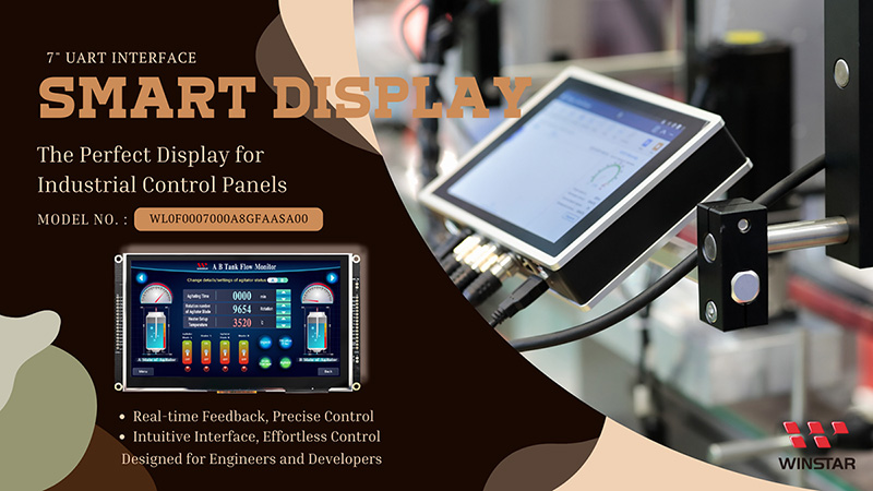 WinstarDisplay's tweet photo. WINSTAR 7" UART Smart Display with Capacitive Touch &amp; Real-Time GUI Builder
Design and test your interface without coding. Perfect for embedded systems and industrial control.
👉 Learn More https://t.co/Hn6guqEn8x
#Winstar #SmartDisplay #UART #GUIBuilder https://t.co/0f6Nb7hHs9