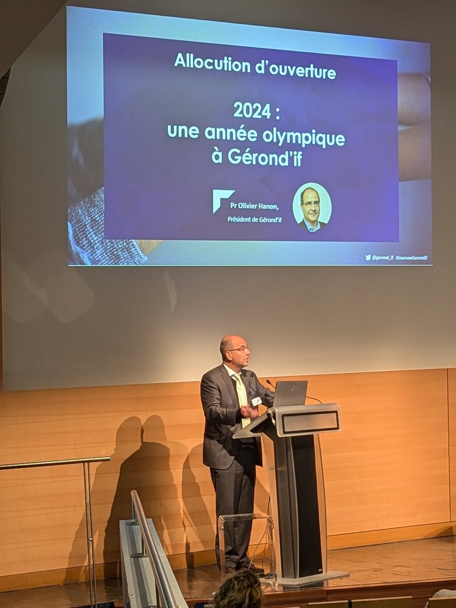 Le professeur Hanon a ouvert ce matin la 6e journée scientifique de Gérond'if.