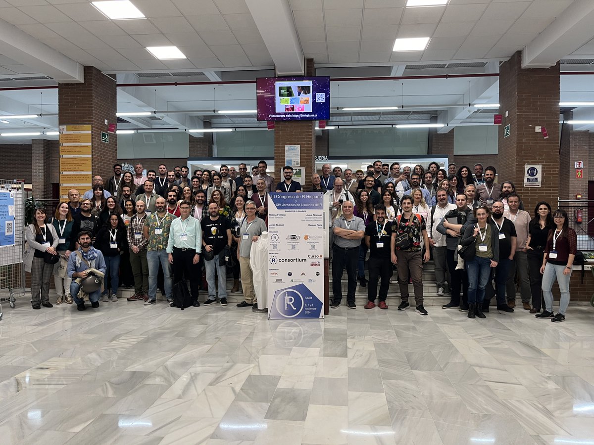 _SevillaR's tweet image. III Congreso y XIV Jornadas de Usuarios de R
Se acabó
Desde la organización queríamos agradecer a todos los participantes y organizaciones por hacer posible estas jornadas tan enriquecedoras
Una última vez: #Rtieneuncolorespecial
Nos vemos en las próximas, sean donde sean…