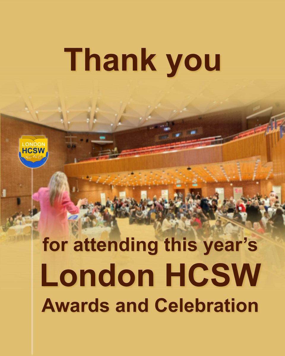 What an incredible day at the London HCSW Awards &amp; Celebration 2024!
Thanks to everyone who joined us to celebrate the amazing achievements of HCSWs and NHS Trusts across London.
Stay tuned as we spotlight winners and highlights of the event! #WeAreHCSWs #WeAreTheNHS #LondonHCSW
