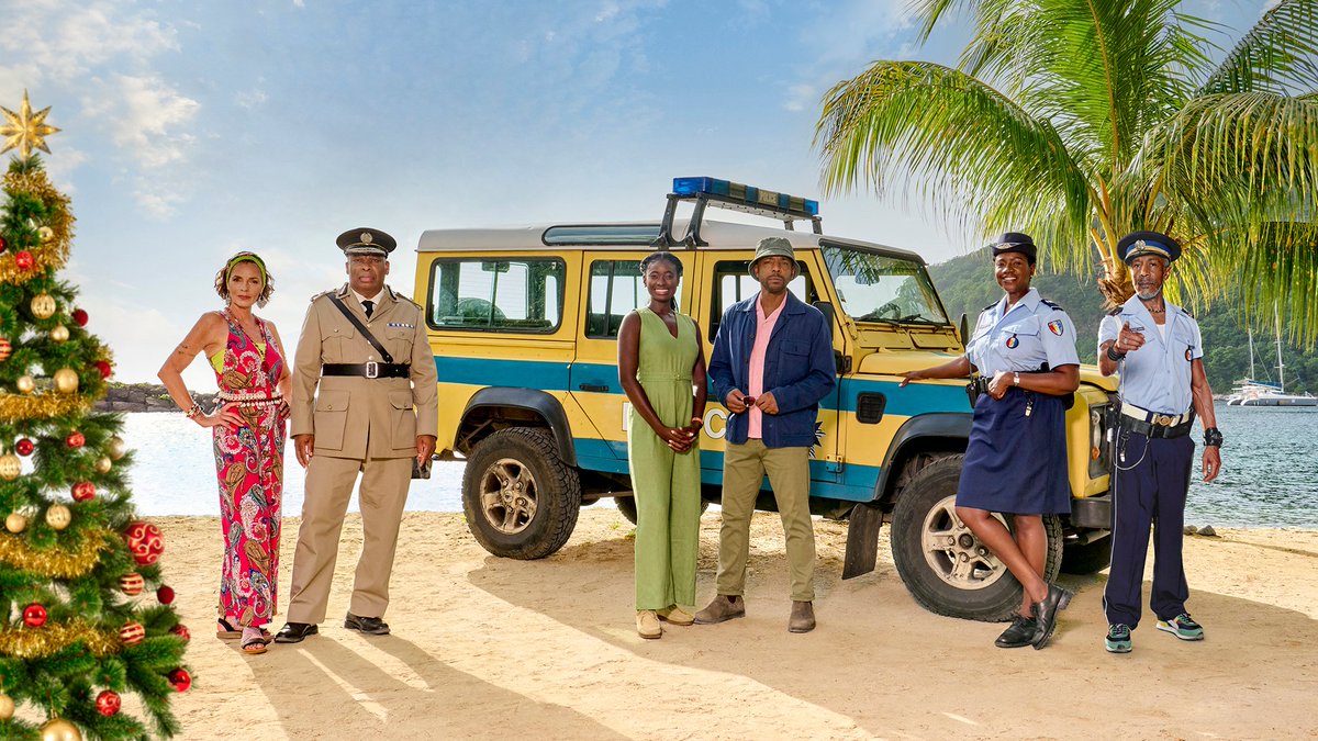 🏝️ Have you heard who's spending Christmas in Saint Marie?

The guest stars joining the cast for #DeathInParadise's 2024 Christmas Special have officially been announced!

Meet them ➡️ bbc.in/3UXS3xw