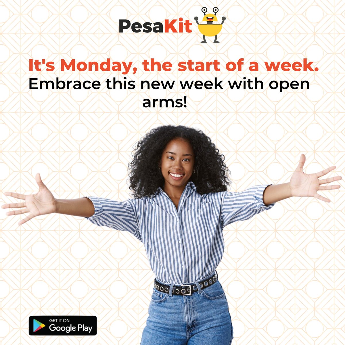 🌟 Rise and shine, PesaKit family 🌟 
Mondays are for fresh starts and new opportunities in our dynamic industry. 

Let's make this week impactful and inspiring! 💪💼 
#PesaKit