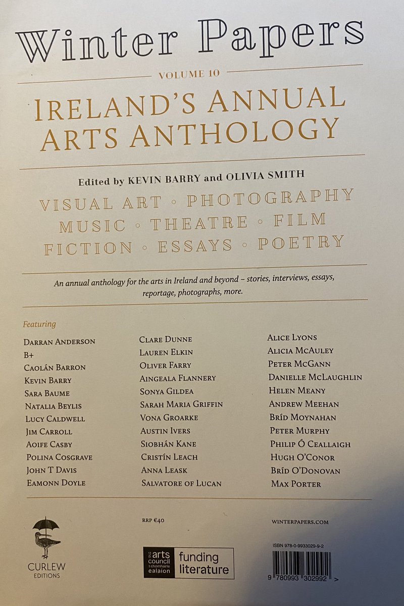 Aingeala Flannery 🇵🇸 (@missflannery) on Twitter photo What Are You Afraid Of? Trust me. I’m Bunny. My personal essay ‘The Rabbit’, in which I become the world’s least likely art investor, is in the new <a href="/WinterPapers/">Winter Papers</a>… alongside Sara Baume, Max Porter, Peter Murphy, Danielle McLaughlin, Kevin Barry, Lucy Caldwell… What Are You Afraid Of? Trust me. I’m Bunny. My personal essay ‘The Rabbit’, in which I become the world’s least likely art investor, is in the new <a href="/WinterPapers/">Winter Papers</a>… alongside Sara Baume, Max Porter, Peter Murphy, Danielle McLaughlin, Kevin Barry, Lucy Caldwell…