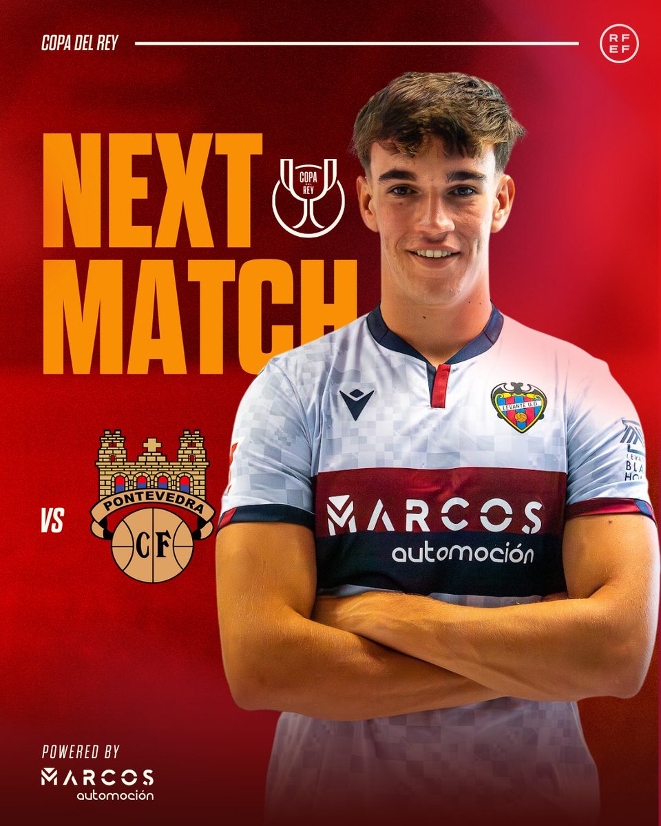 𝐍𝐞𝐱𝐭 𝐌𝐚𝐭𝐜𝐡 | 🔵🔴

📆 19/11
🕢 20:00h
⚽️ #PontevedraLevante
🏆 #CopaDelRey