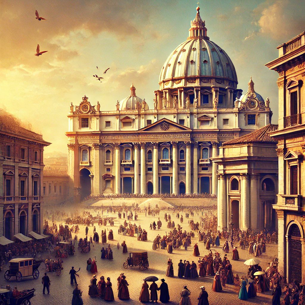 JackXLondon's tweet photo. On this day, November 18, 1626, the majestic St. Peter's Basilica in Vatican City was consecrated by Pope Urban VIII. A masterpiece of Renaissance architecture, it remains a central symbol of Catholicism and artistic genius. #OnThisDay #StPetersBasilica #History https://t.co/vAkBKCKpiT