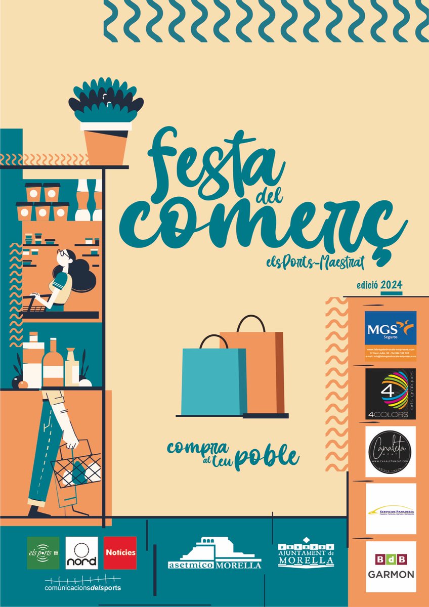 Ja hem començat a repartir pels comerços participants les paperetes de la Festa del Comerç d’enguany. Fes una compra, rasca i guanya! 
🛍️
▸ comunicacionsdelsports.com/activitats/