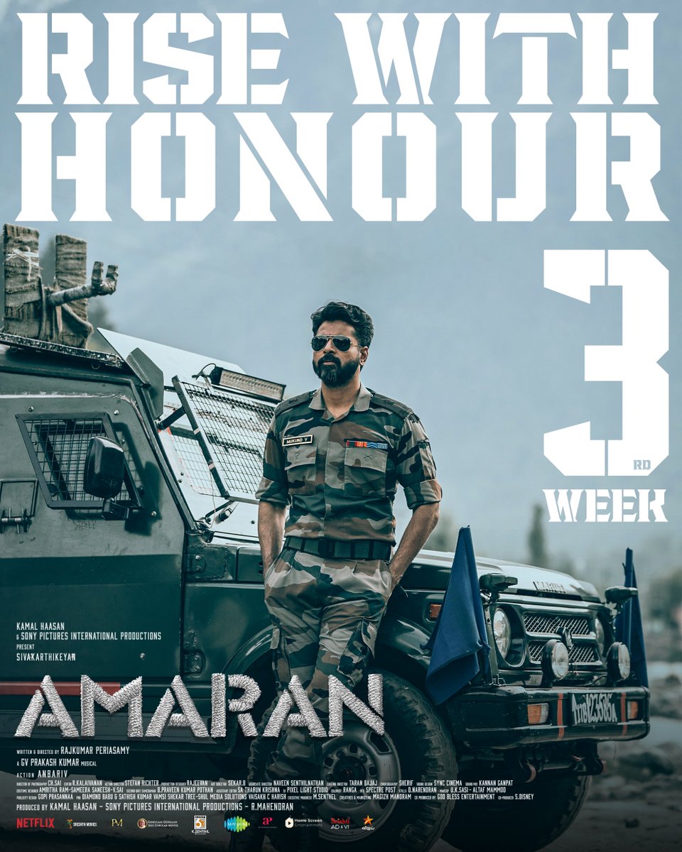 CcInfilmin's tweet photo. #Amaran Back on Top of Tamil Nadu Box Office. 
Highest Footfalls of 2024 in the state. Extraordinary run continues everywhere including B &amp; C centers that don't usually prefer films of this genre. https://t.co/thPQFaRHXf