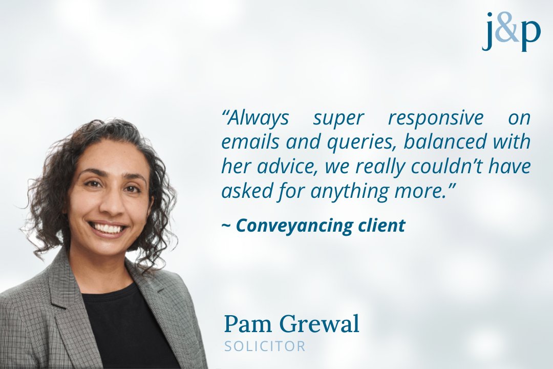 Congratulations to Pam Grewal on a great client review! To view Pam’s profile, please click here ➡️ bit.ly/40PXN08 
  
To find out more about our Residential Conveyancing service, please call our office on 020 8290 0333 or email us on info@judge-priestley.co.uk