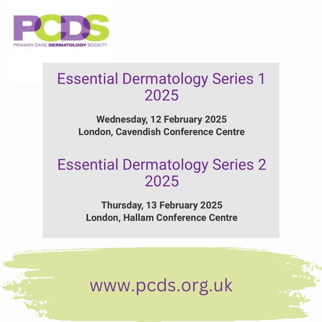 Link in bio - see the programmes and book your place today! #dermatologyeducation #primarycare