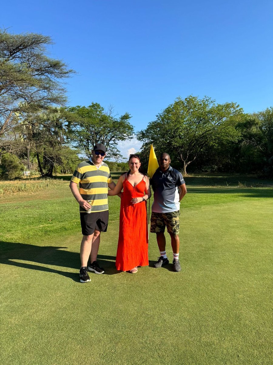 Delegates enjoying the Elephant Hills Resort Golf Course at the Zimbabwe-Zambia Energy Projects Summit! ⛳️

Delegates from: ZERA, Pele Green Energy, TotalEnergies, WSP, EU, Canadian Solar, GET.invest.

#ZimZam24 #EnergySummit #VictoriaFalls #RenewableEnergy #EnergySector