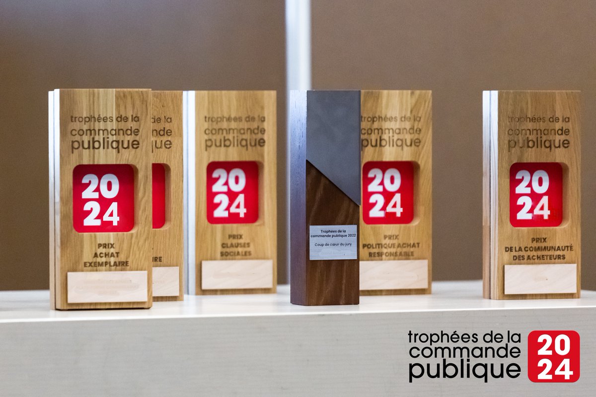 achatpublicinfo's tweet photo. 🏆 Les lauréats de la 17e édition des Trophées de la #CommandePublique sont... https://t.co/z7wfnJuOjr
📅 Rendez-vous le 21 novembre au @salondesmaires pour la Cérémonie de remise des Trophées. #AchatsPublics #MarchésPublics #TCP24 #SMCL2024 https://t.co/L8D5dhDW0k