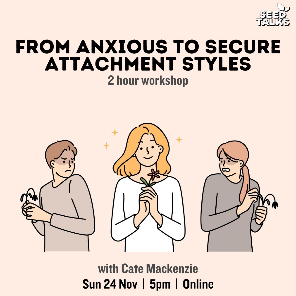 Come along and learn about your attachment style and what you can do to make you feel more secure in your life!