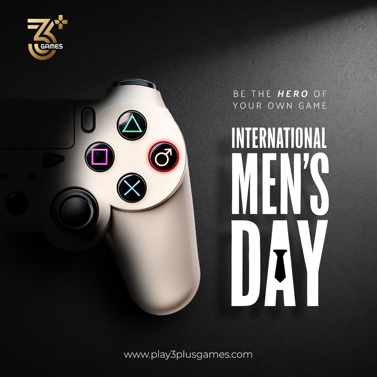 3plusGames's tweet photo. Be the hero of your own game this International Men’s Day with 3Plus Games🎮✨
Happy International Men's Day😎😍

#InternationalMensDay #InternationalMensDay2024 #MensDay #men #Equality #Boysbe #equalrights #positivity #3plusgames https://t.co/o1l44J8ypN