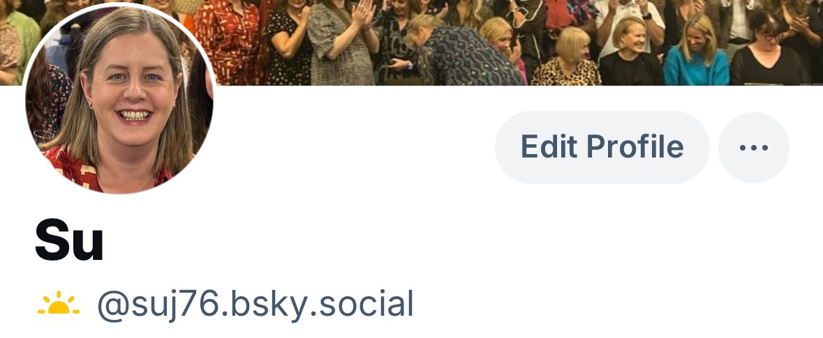 This is my handle on the ‘new place’ if anyone wants to come over and connect.