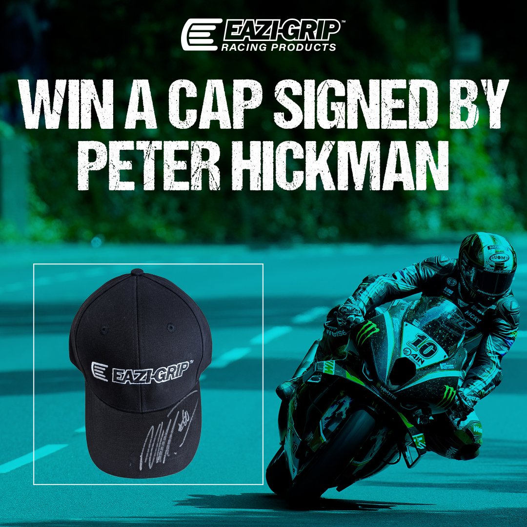 Eazi-Grip™ Racing Products (@eazigrip) on Twitter photo WIN A CAP SIGNED BY PETER HICKMAN!
For your chance to win a cap signed by multiple TT winner <a href="/peterhickman60/">Peter Hickman</a> all you have to do is...
1. Like this post
2. Share this post
3. Comment 'Done'
The competition closes 12th January with the winner announced on Monday 13th January. WIN A CAP SIGNED BY PETER HICKMAN!
For your chance to win a cap signed by multiple TT winner <a href="/peterhickman60/">Peter Hickman</a> all you have to do is...
1. Like this post
2. Share this post
3. Comment 'Done'
The competition closes 12th January with the winner announced on Monday 13th January.