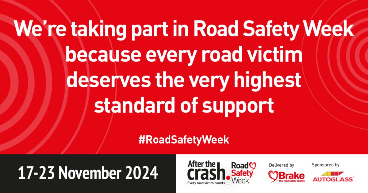 TeamModeshift's tweet image. Every year, more than 1700 people die on UK roads.  

🤍Road Safety Week (17-23 Nov) celebrates the work of the thousands of people who support families after a road death or serious injury.🤍 

To find out more visit: brake.org.uk/road-safety-we…

#RoadSafetyWeek
@Brakecharity