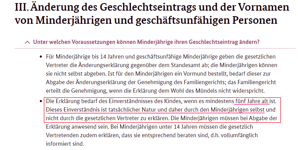 Initiative "Lasst Frauen Sprechen!" (@initiative_lfs) on Twitter photo "Kinder können sich nicht alleine vor sexualisierter Gewalt schützen" - ganz genau Frau <a href="/lisapaus/">Lisa Paus, MdB</a>!
Aber Sie haben kein Problem damit, in Ihr #SBGG fest zu schreiben, Kinder ab 5 Jahren hätten Einverständnisfähigkeit im Bereich "sexuelle Identität", zu dem auch sog. "Kinder können sich nicht alleine vor sexualisierter Gewalt schützen" - ganz genau Frau <a href="/lisapaus/">Lisa Paus, MdB</a>!
Aber Sie haben kein Problem damit, in Ihr #SBGG fest zu schreiben, Kinder ab 5 Jahren hätten Einverständnisfähigkeit im Bereich "sexuelle Identität", zu dem auch sog.
