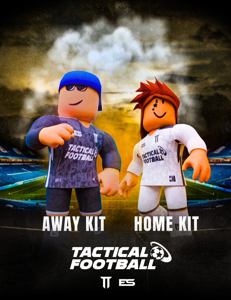 <a href="/TacticalTriumph/">Tactical Triumph</a> x <a href="/ESBLOX/">Zilla</a>

Showcasing the new Tactical Football kits - new game releasing in 2025!

#Roblox #RobloxDev #GFX #TacticalTriumph