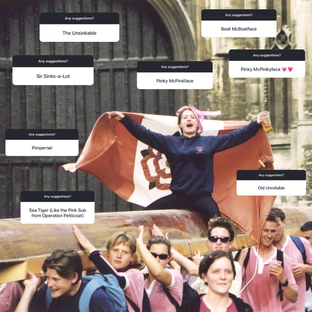 Pembroke College (@pembrokeoxford) on Twitter photo Earlier this term our Boat Club christened their brand new Women’s boat, naming it after Pembroke alumna and Paralympic gold medallist <a href="/ErinWysocki/">Erin Kennedy MBE</a> Erin Kennedy MBE.
We asked our students and alumni what they would name a PCBC boat, and this is what they came up with… Earlier this term our Boat Club christened their brand new Women’s boat, naming it after Pembroke alumna and Paralympic gold medallist <a href="/ErinWysocki/">Erin Kennedy MBE</a> Erin Kennedy MBE.
We asked our students and alumni what they would name a PCBC boat, and this is what they came up with…