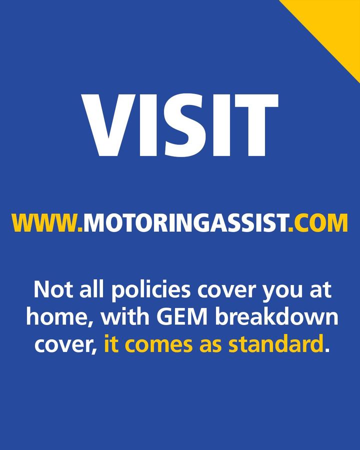 MotoringAssist's tweet photo. GEM's breakdown cover automatically includes home and roadside assistance. No add-ons or catchesโฆ just all-inclusive breakdown cover from a Which? recommended provider. ๐ https://t.co/L2cBDNhFDo #whichrecommended #breakdowncover https://t.co/NiaSqgmcdD