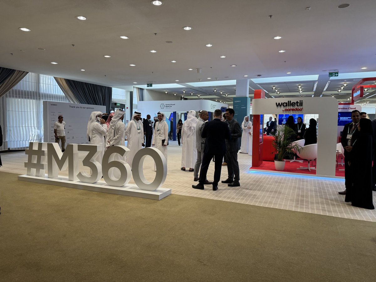 aassadi's tweet photo. @M360series by @GSMA event brings together some of the most influential players in the mobile and telecom industries.

Thanks for @MCITQatar &amp; @OoredooQatar for hosting such an outstanding event.

#M360 #GSMAM360 #MENA #MobileTech #5G #Telecom #Ooredoo https://t.co/SJof8tpqkR