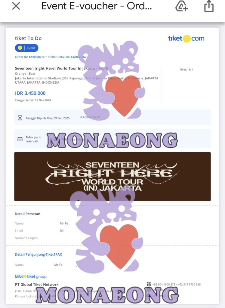 monaeong // jastip war tukar tiket tweet media