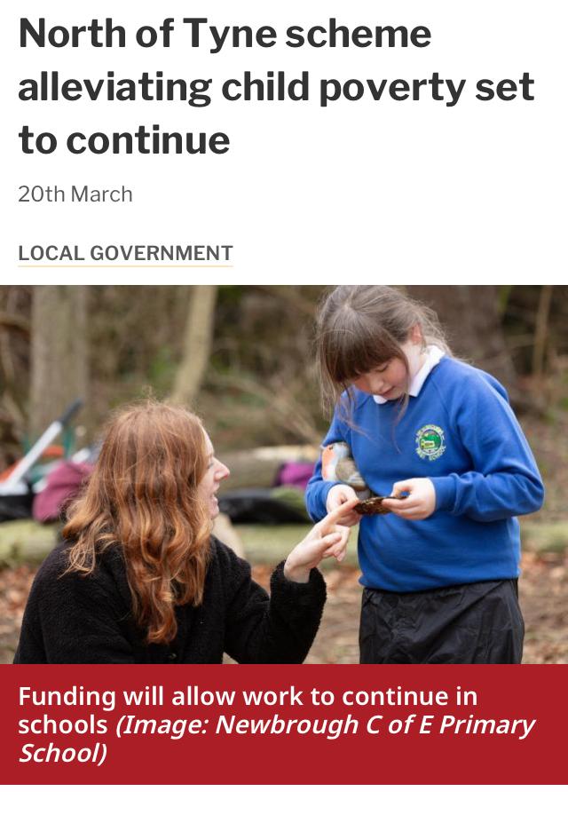 Honesty in politics matters. NE Mayor Ms McGuinness seems to be re-announcing the North of Tyne child poverty prevention work in schools. She uses the future tense – “there will be” – yet the baby boxes, the free after school clubs, the welfare rights support, were all up and