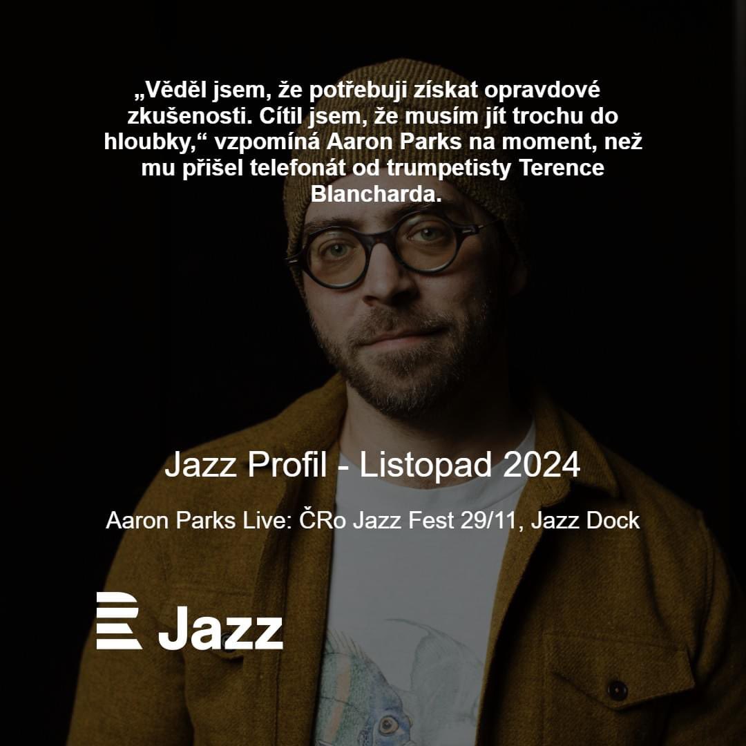 Headliner letošního ČRo Jazz Festu, kapelník projektu Little Big a vyhledávaný pianista a skladatel. To je Aaron Parks v JAZZ PROFILU a naživo se těšte 29. listopadu v pražském Jazz Docku. Celý pořad: rozhl.as/cjg

👉 Více o ČRo Jazz Festu: rozhl.as/jazzfest24