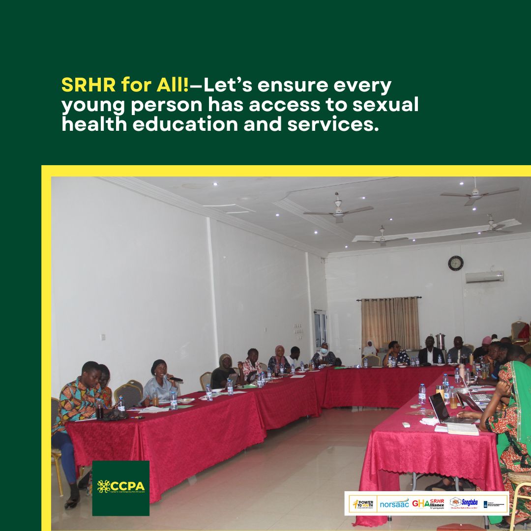 CCPA_Africa's tweet photo. 🌍 Access to #SRHR empowers young people & builds healthier communities! Together with G2WF, VBO, @ChereponiYouth, Model Girls Alumni-Sawla, & CEED Ghana, we’re driving change with the @PowerToYouthGh Ghana Consortium. Let’s ensure #SRHRForAll! 💡 #YouthLeadership #SPARKSProject https://t.co/FI5ujXY7xz
