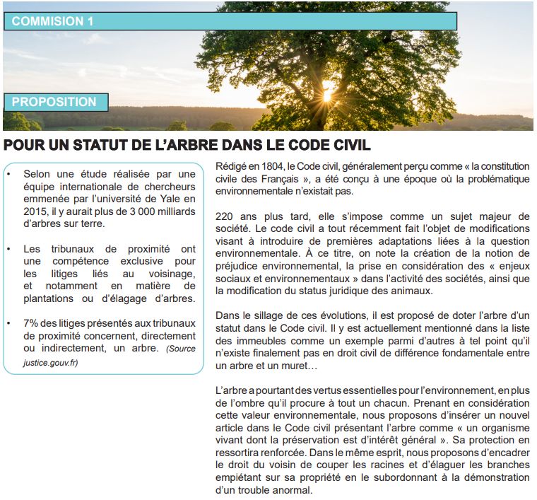 CongresNotaires's tweet photo. 🌳 𝐏𝐨𝐮𝐫 𝐮𝐧 𝐬𝐭𝐚𝐭𝐮𝐭 𝐝𝐞 𝐥’𝐚𝐫𝐛𝐫𝐞 𝐝𝐚𝐧𝐬 𝐥𝐞 𝐂𝐨𝐝𝐞 𝐜𝐢𝐯𝐢𝐥  🌳
Au-delà de leur simple fonction ornementale, les arbres sont essentiels pour la qualité de notre environnement. Ils améliorent l’air, régulent la température, atténuent le bruit et contribuent à notre bien-être au quotidien. Pourtant, dans le Code civil, l’arbre est encore considéré principalement sous l’angle de la propriété foncière, souvent perçu comme un obstacle à gérer.

Le 𝟏𝟐𝟎𝐞 𝐂𝐨𝐧𝐠𝐫𝐞̀𝐬 𝐝𝐞𝐬 𝐧𝐨𝐭𝐚𝐢𝐫𝐞𝐬 a proposé une reconnaissance juridique renforcée de l’arbre, afin de le 𝐩𝐫𝐨𝐭𝐞́𝐠𝐞𝐫 et de 𝐯𝐚𝐥𝐨𝐫𝐢𝐬𝐞𝐫 ses bienfaits environnementaux. Voici la proposition : https://t.co/fW1VBi5XkT