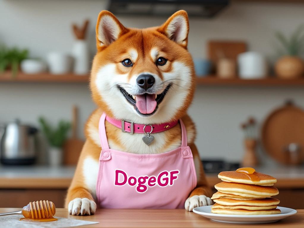 Gmmmmmm, friends! 

Here are some pancakes for all of you! 🥞 Topped with a drizzle of honey and a sprinkle of kindness.
Very yummy, $Doge approves! 💛

#DogeGF #BeKind