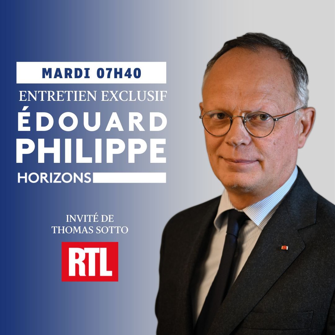 Horizons (@horizonsleparti) on Twitter photo 🎙️ <a href="/EPhilippe_LH/">Edouard Philippe</a> sera demain l'invité de <a href="/RTLFrance/">RTL France</a> à 7h40.
Pour suivre le direct 👉 rtl.fr/direct
#RTLMatin 🎙️ <a href="/EPhilippe_LH/">Edouard Philippe</a> sera demain l'invité de <a href="/RTLFrance/">RTL France</a> à 7h40.
Pour suivre le direct 👉 rtl.fr/direct
#RTLMatin